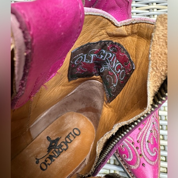 Old Gringo Pink Cowboy Skull Boots 9.5 NEW Dulce Calavera Stud - Picture 12 of 16